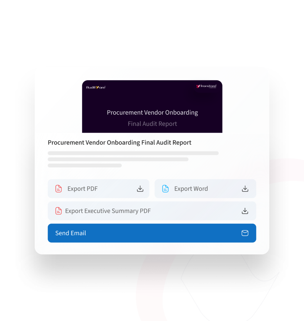 Board-ready audit reports