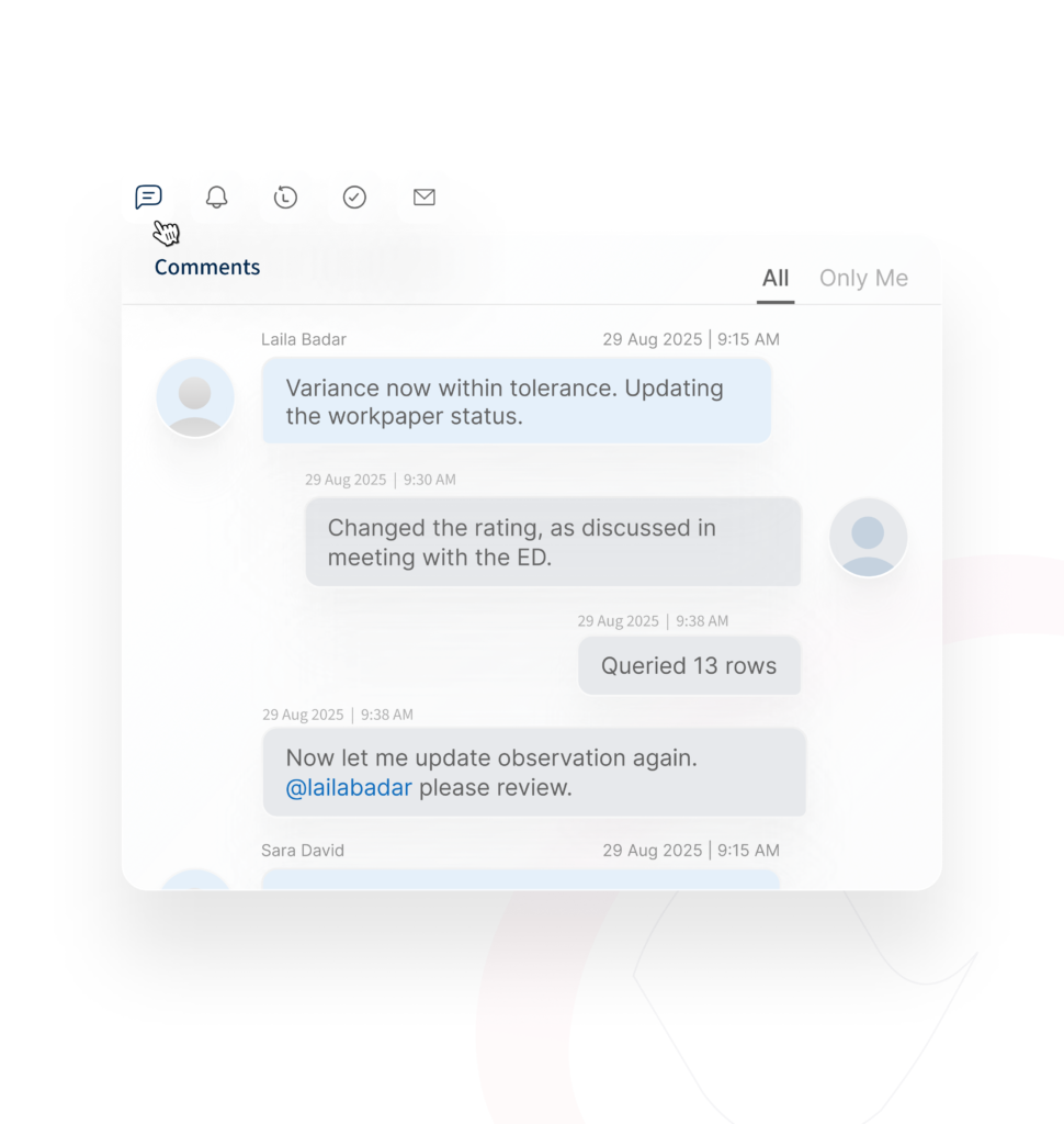 Connected audit ecosystem