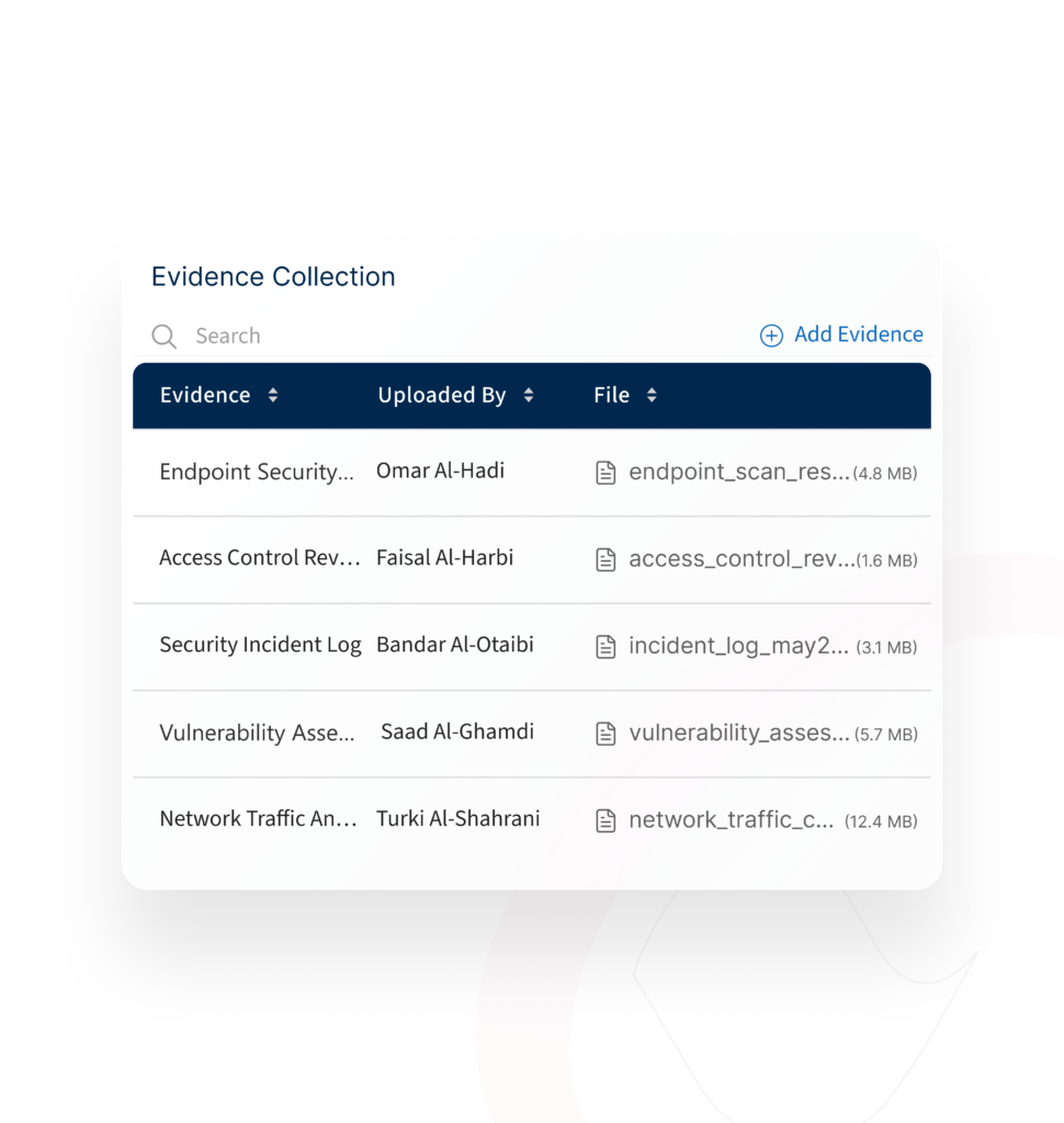 Evidence Collection